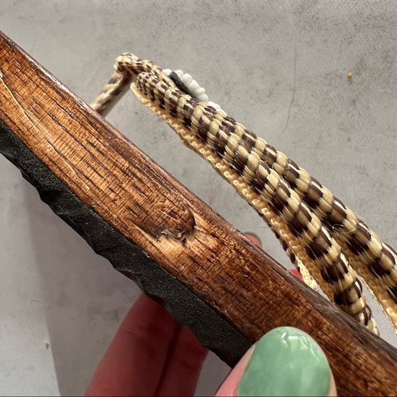 Seashells Carved Wooden Art Japanese Inspired Geta Sandal  41 - Picture 9 of 13